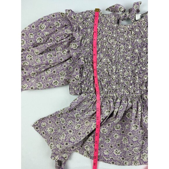 Sea New York Women’s Ida Smocked Top Lilac color Size XS - Picture 8 of 9